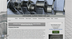 Desktop Screenshot of cryogenicsuperfinish.com